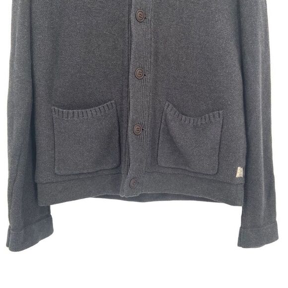 Lucky Brand Sherpa Lined Men’s Cardigan Sweater Gray Medium - Picture 5 of 10